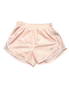 Nike Dri-Fit Women's Running Shorts S Light Pink Tempo Cool High Waist Athletic
